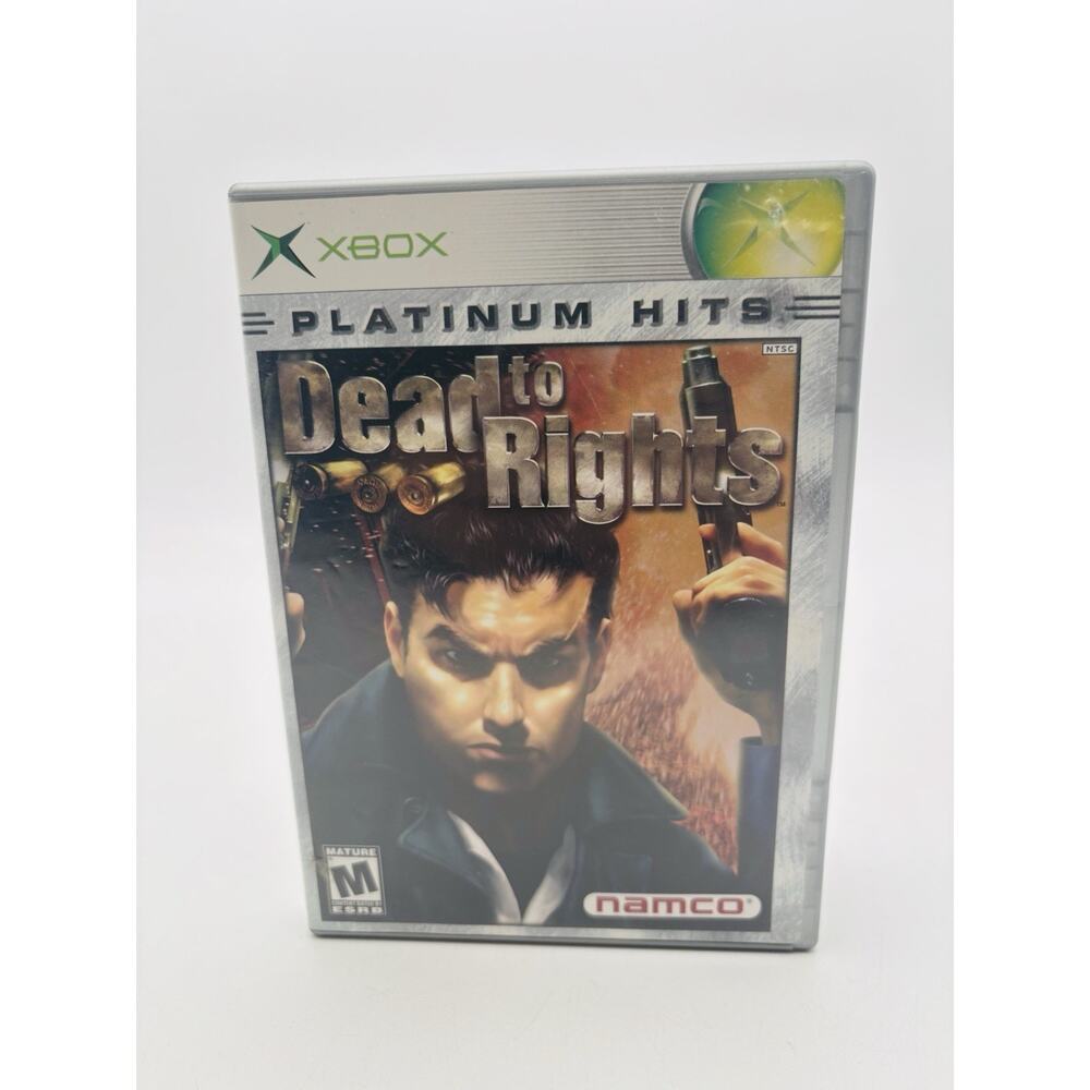 Dead to Rights (Microsoft Xbox, 2002) Complete CIB w/ Manual- TESTED & Working